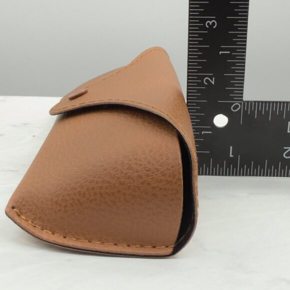 Ray-Ban Universal Brown Medium Sunglasses Case With Cleaning Cloth - Picture 8 of 8